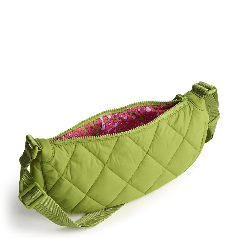 7567 Featherweight Springbrook Sling Crossbody, Spinach Green, One Size View 3